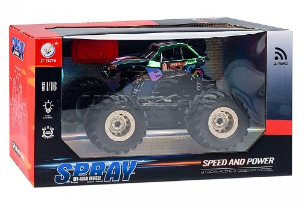 Машина "Вжух" р/у, 27 MHz, в коробке Медведь Калуга