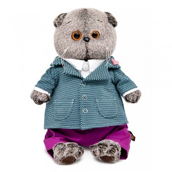 Кот Басик в пиджаке с орнаментом Медведь Калуга