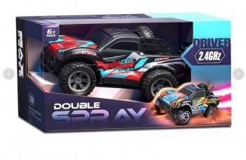 Машина "Крутая гонка" р/у, со спреем, 27 MHz, в коробке Медведь Калуга