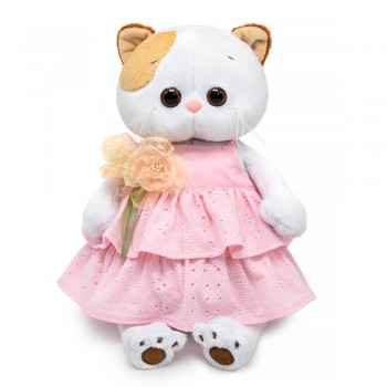 Кошка Ли-Ли в сарафане с цветами Медведь Калуга