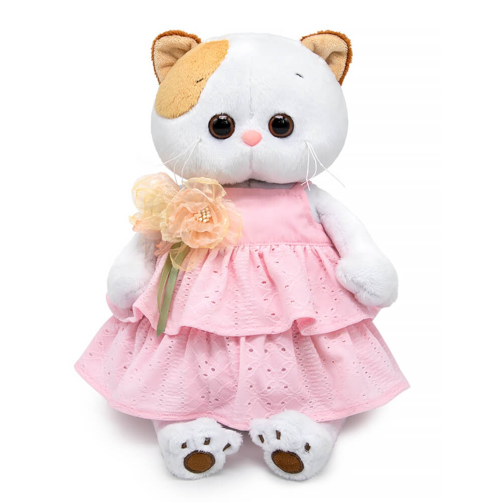 Кошка Ли-Ли в сарафане с цветами Медведь Калуга