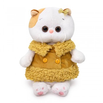 Кошка Ли-Ли BABY в жилете с мехом 18 см Медведь Калуга