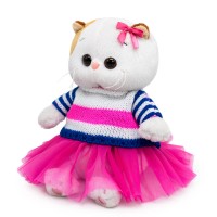 Кошка Ли-Ли baby в полосатом свитере и юбке Медведь Калуга