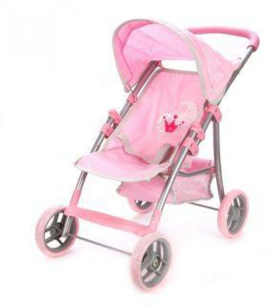 Коляска "Корона" прогулочная с подставкой 52*33,5*56см. Медведь Калуга