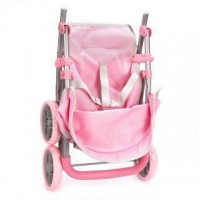 Коляска "Корона" прогулочная с подставкой 52*33,5*56см. Медведь Калуга