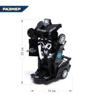 Робот радиоуправляемый "Полицейский", трансформируется, световые и звуковые эффекты   7557822 Медведь Калуга