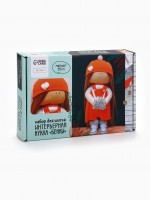 Интерьерная кукла «Беки», набор для шитья, 15,6 × 22.4 × 5.2 см       9862219 Медведь Калуга