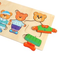 Конструктор-персонаж "Семья бурых медведей" Медведь Калуга