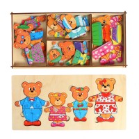 Конструктор-персонаж "Семья бурых медведей" Медведь Калуга