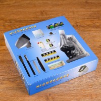 Микроскоп с проектором, кратность увеличения 50-1200х, с подсветкой Медведь Калуга