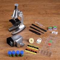 Микроскоп с проектором, кратность увеличения 50-1200х, с подсветкой Медведь Калуга