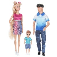411550 Кукла 29 см, с алексом, с сыном, с акс., в кор. КАРАПУЗ в кор.18шт Медведь Калуга