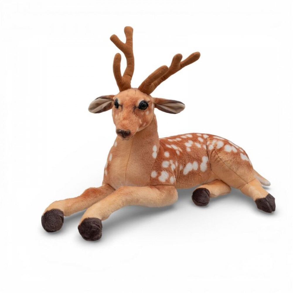 Мягкая игрушка Олень LW808831112BR 88 см Медведь Калуга