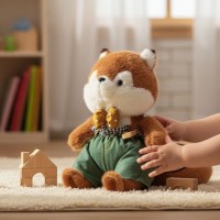 Мягкая игрушка Белка DL803531804BR Медведь Калуга