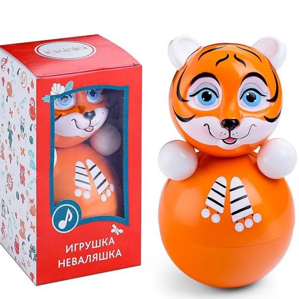 Неваляшка Тигренок в худ. упаковке Медведь Калуга