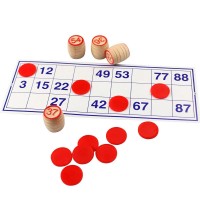 Лото Русское (жестяная коробка синяя) Медведь Калуга