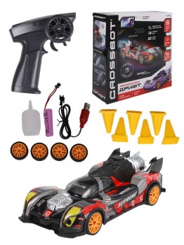 Машина р/у Дрифт, дым, доп. колеса, аккум. Медведь Калуга