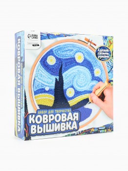 Набор для творчества Ковровая вышивка "Ночь" Медведь Калуга