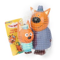Игрушки для ванны «Три кота. Папа и Коржик» Медведь Калуга