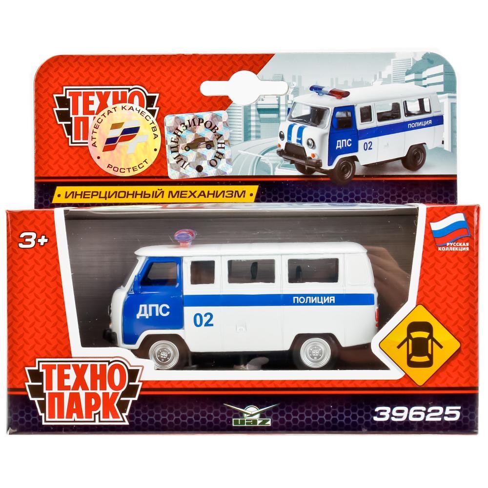 Машина металл  ПОЛИЦИЯ УАЗ 39625 Медведь Калуга