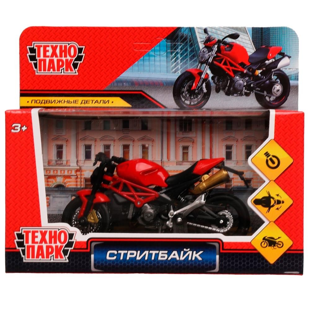 Модель металл СТРИТБАЙК 11см Медведь Калуга