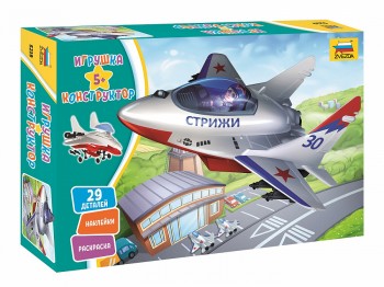 Игрушка-конструктор. Самолёт "Стрижи" Медведь Калуга