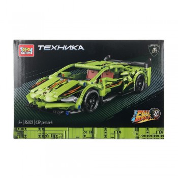 Конструктор СУПЕРКАР lamborghini (инерция) , 439 дет. Медведь Калуга