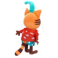 Игрушка мягкая Три Кота Компот в пляжной одежде 17см, муз. чип. Медведь Калуга