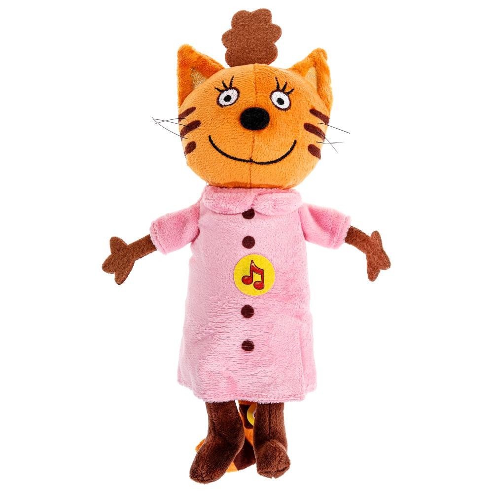 380481 Игрушка мягкая Три Кота мама кошка, 18см, муз. чип, Медведь Калуга
