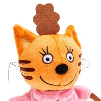 380481 Игрушка мягкая Три Кота мама кошка, 18см, муз. чип, Медведь Калуга