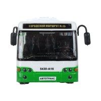 410839 Модель пластик свет-звук ЛИАЗ автобусы АВТОБУС 29 см, пластик,зеленый Медведь Калуга