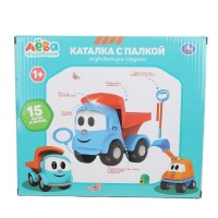 Каталка с палкой Грузовичок Лева Медведь Калуга