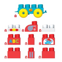Муз. конструктор Talky Blocks Пожарная машинка Медведь Калуга