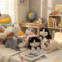 Мягкая игрушка Кошка JX804032017BK Медведь Калуга