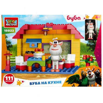 360020 БУБА конструктор буба на кухне, 111 дет. Медведь Калуга