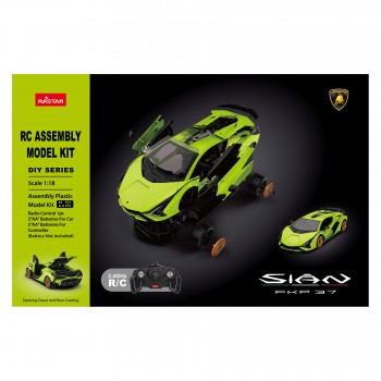 416261 Машина р/у 1:18 lamborghini sian конструктор 72 дет. Rastar в кор.6шт Медведь Калуга